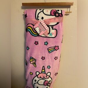New Hello Kitty Unicorn Blanket
